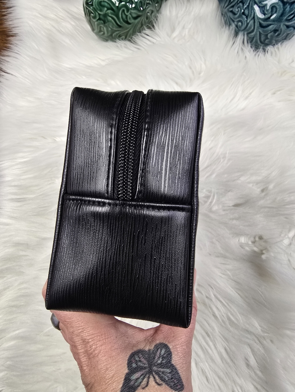 Yves Saint Laurent YSL Parfums Beaute Cosmetic Bag Makeup Clutch Travel - Picture 7 of 12